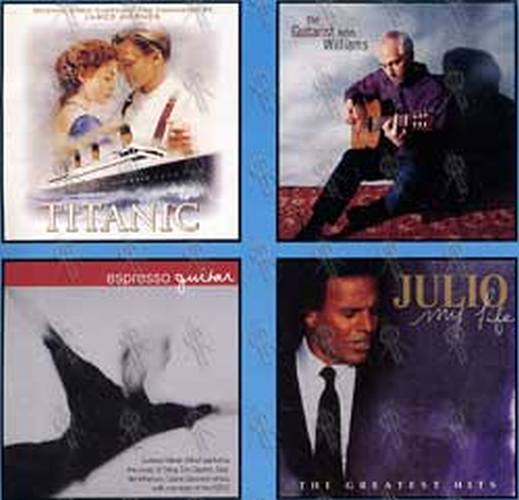 TITANIC|JOHN WILLIAMS|JULIO IGLESIAS - Album Promo Sticker - 1