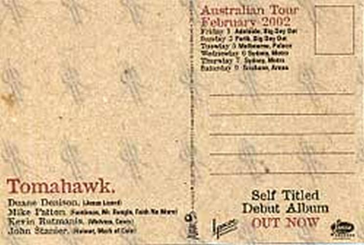 TOMAHAWK - Postcard - 2