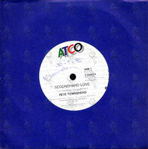 TOWNSHEND-- PETE - Secondhand Love - 1