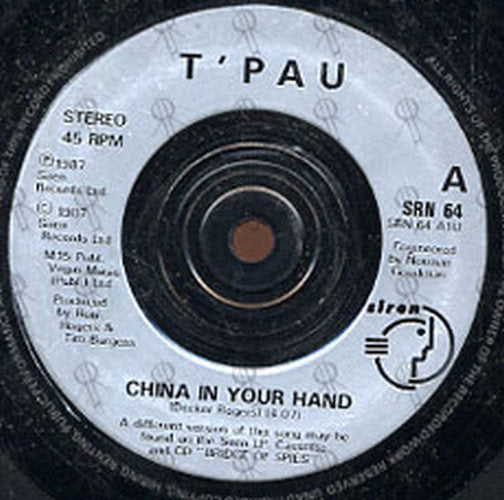 T&#39;PAU - China In Your Hand - 2