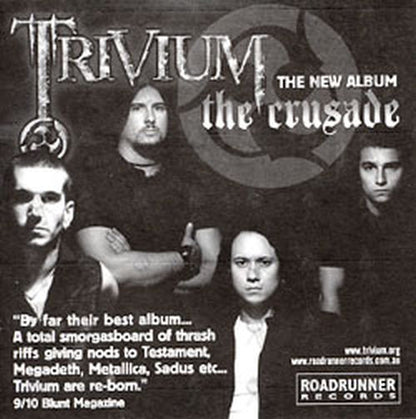 TRIVIUM - 'The Crusade' Promo Sticker - 2