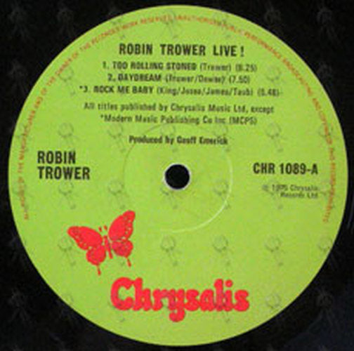 TROWER-- ROBIN - Live! - 3