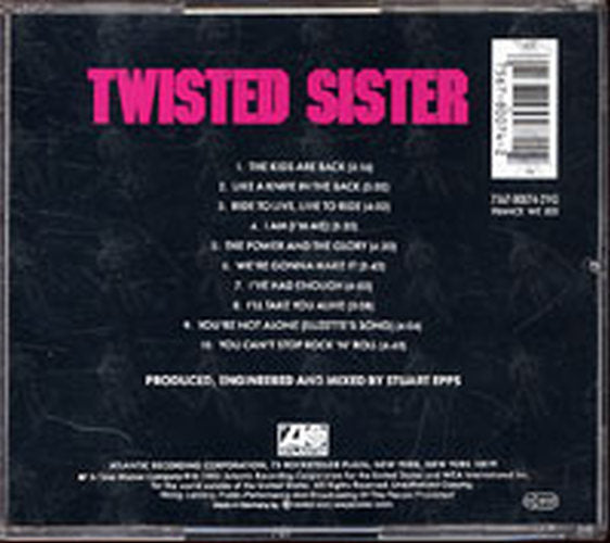 TWISTED SISTER - You Can't Stop Rock 'N' Roll - 2