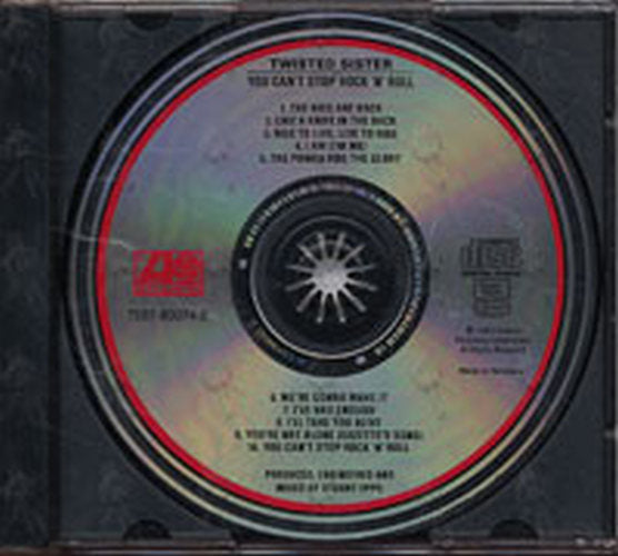 TWISTED SISTER - You Can't Stop Rock 'N' Roll - 3