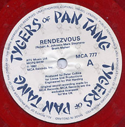 TYGERS OF PAN TANG - Rendezvous - 2