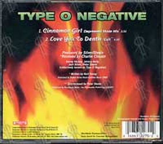 TYPE O NEGATIVE - Cinnamon Girl - 2