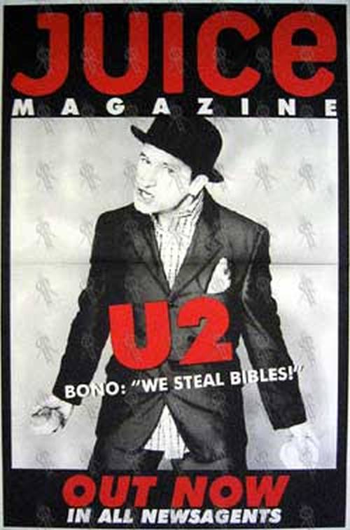 U2 - &#39;Juice Magazine&#39; Poster - 1