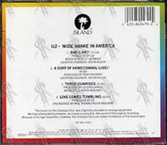 U2 - Wide Awake In America - 2