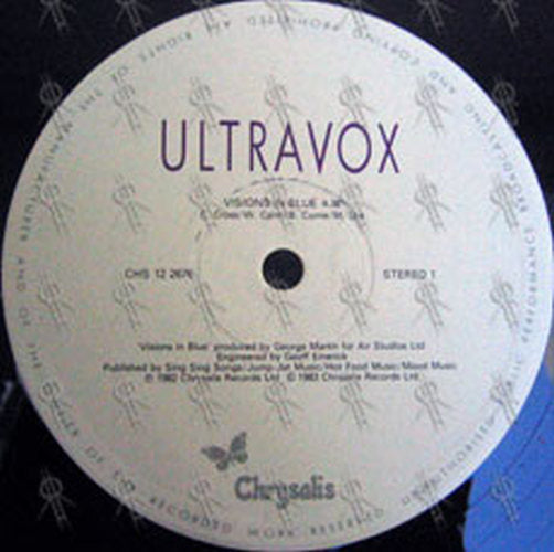ULTRAVOX - Visions In Blue - 3