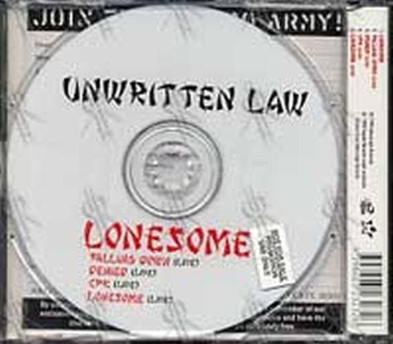 UNWRITTEN LAW - Lonesome - 2