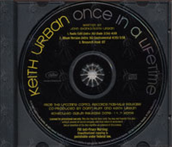 URBAN-- KEITH - Once In A Lifetime - 3