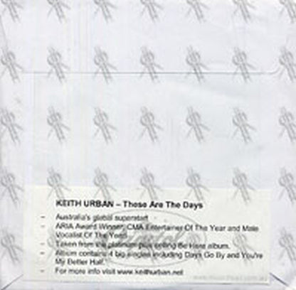 URBAN-- KEITH - These Are The Days - 2