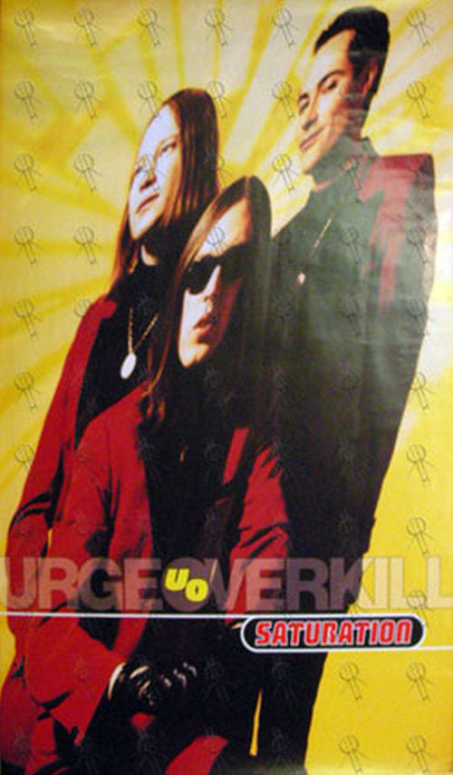 URGE OVERKILL - &#39;Saturation&#39; Album Promo Poster - 1