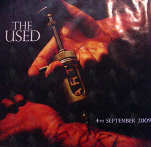 USED-- THE - 'Art' Album Promo Poster - 1