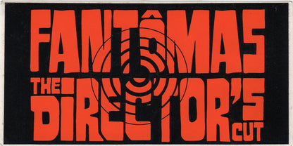 The Director's Cut Album Promo Sticker