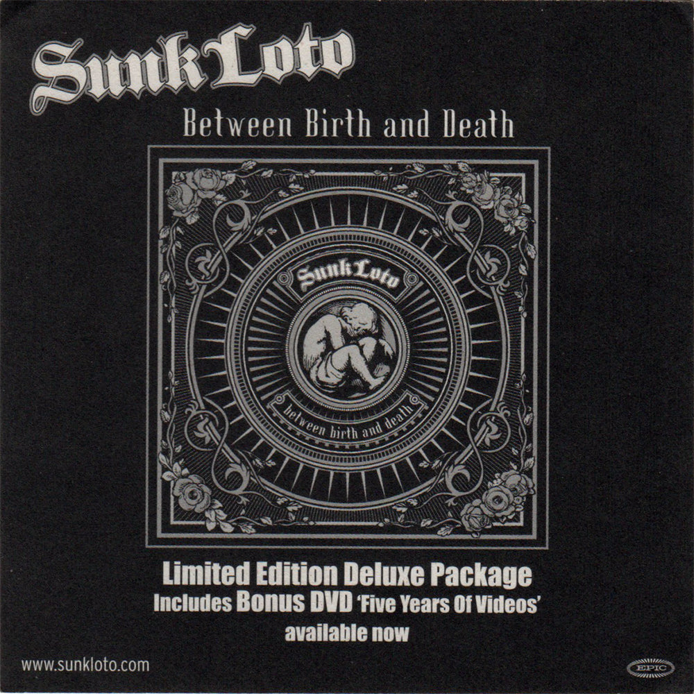Between Birth And Death Album Promo Statue Image Sticker
