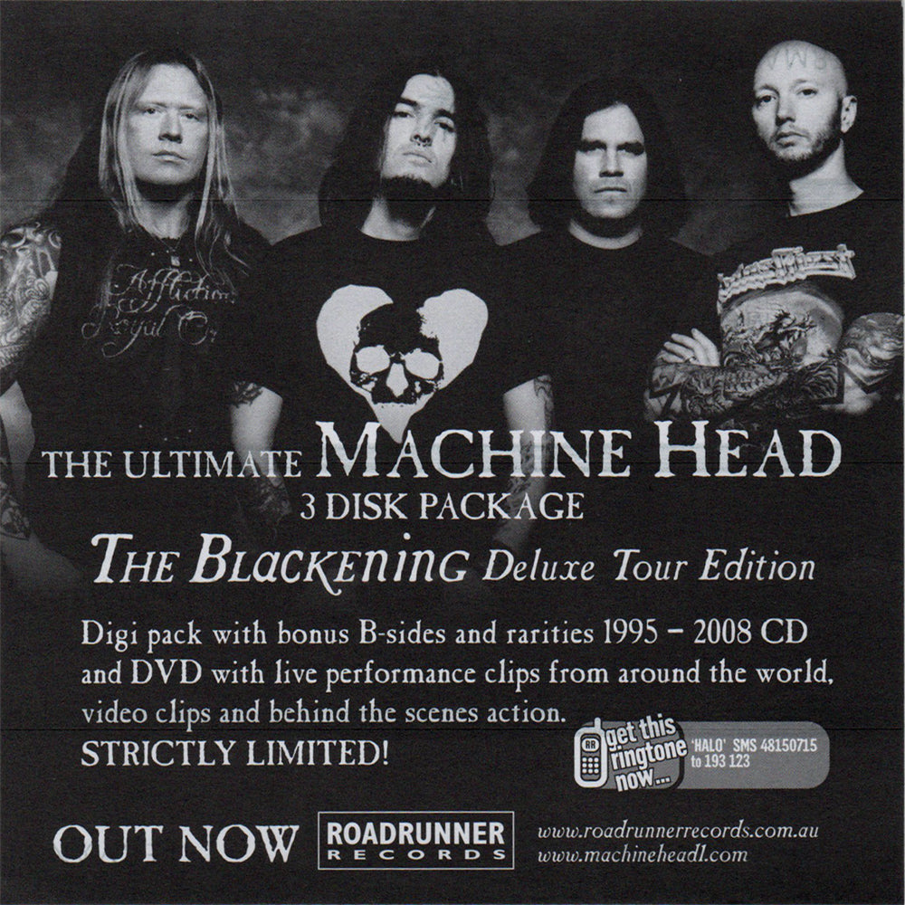 The Blackening Album Promo Sticker