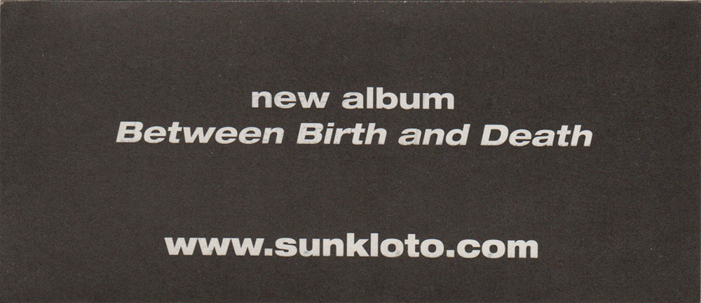 Between Birth And Death Album Silver Logo Sticker
