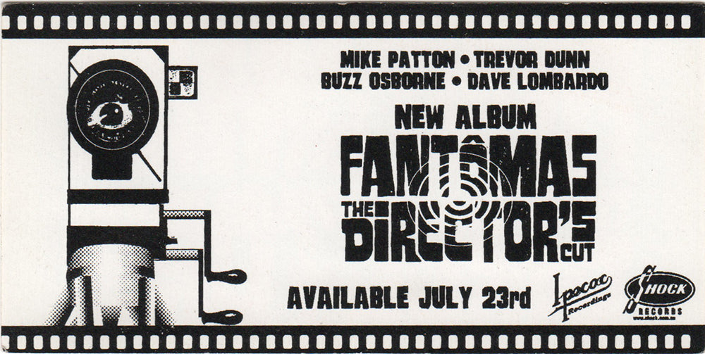 The Director's Cut Album Promo Sticker