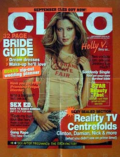 VALANCE-- HOLLY - &#39;Cleo&#39; - September 2002 - Newsagent Promo - 1