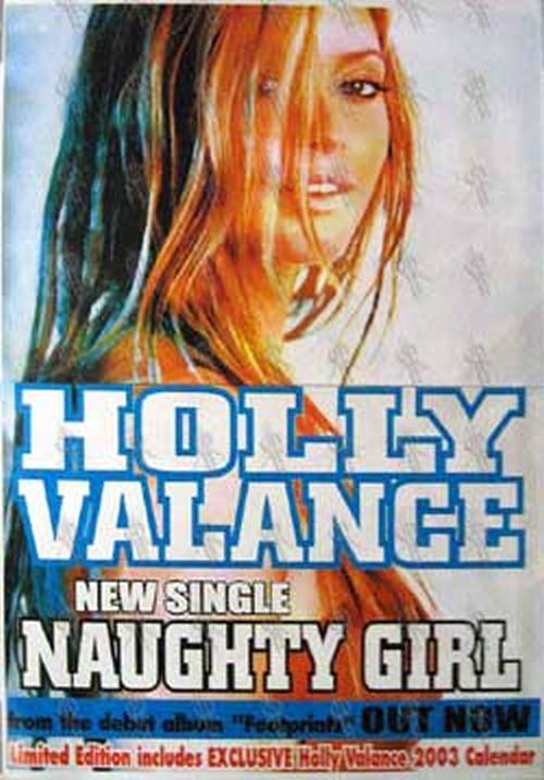 VALANCE-- HOLLY - &#39;Naughty Girl&#39; Single Poster - 1