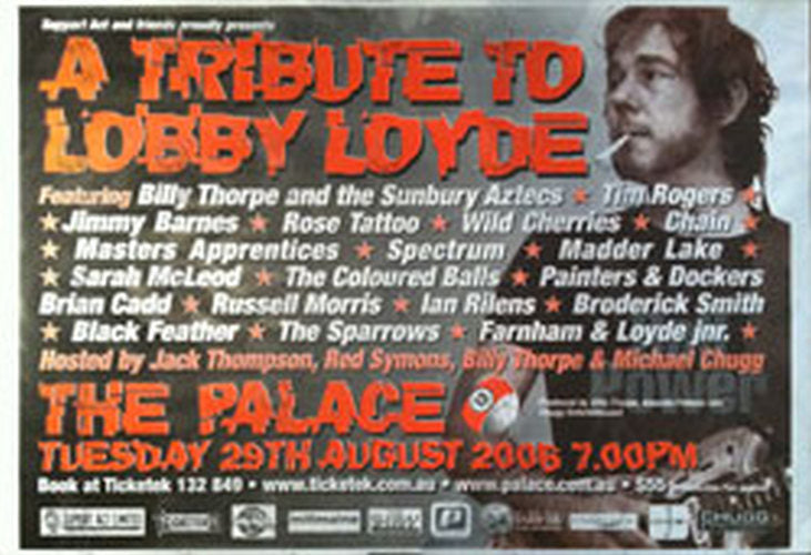 VARIOUS ARTISTS - A Tribute To Lobby Loyde - The Palace