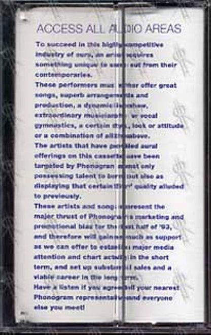 VARIOUS ARTISTS - Access All Audio Areas '93 - 2