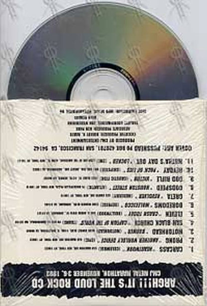 VARIOUS ARTISTS - Argh!!! It's The Loud Rock CD - 2