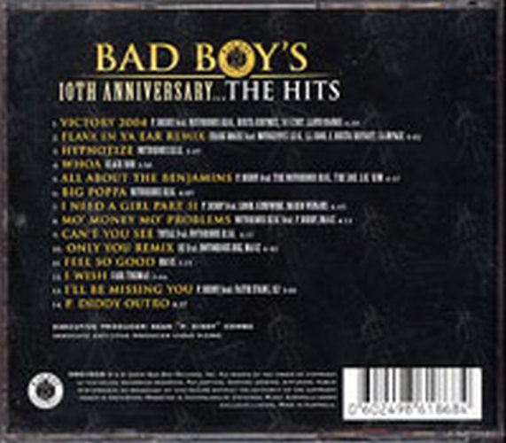 VARIOUS ARTISTS - Bad Boy&#39;s 10th Anniversary... The Hits - 2