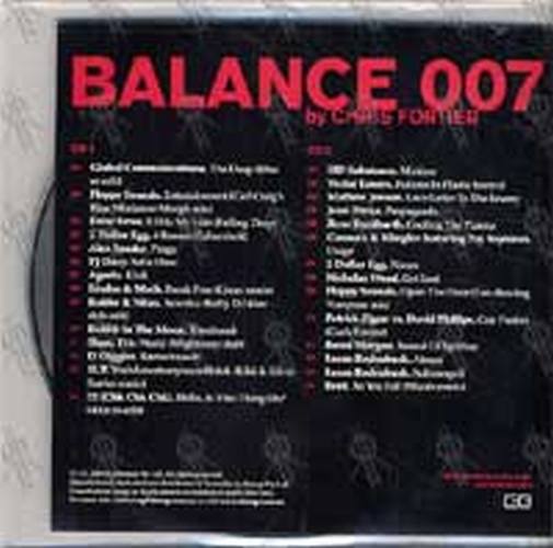 VARIOUS ARTISTS - Balance 007 By Chris Fortier - 2