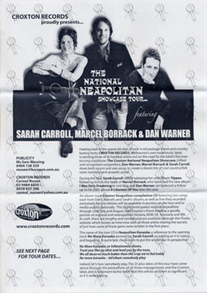 VARIOUS ARTISTS - Croxton Neapolitan Karaoke featuring Dan Warner