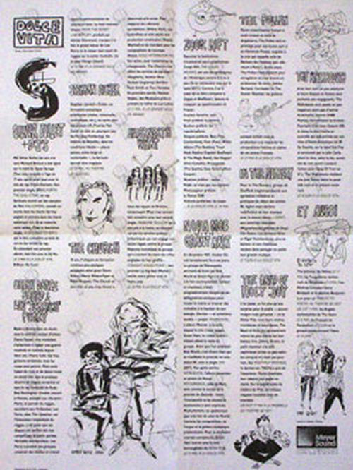 VARIOUS ARTISTS - Double Sided 'Dolce Vita' Festival Promo Poster - 2