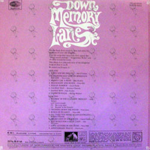 Down Memory Lane Rare Records Au