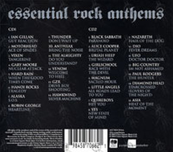 VARIOUS ARTISTS - Essential Rock Anthems - 2
