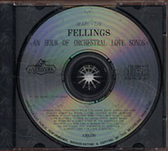 VARIOUS ARTISTS - Feelings - An Hour Of Orchestral Love Songs - 3