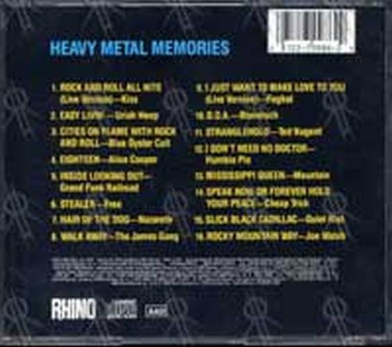 VARIOUS ARTISTS - Heavy Metal Memories - 2