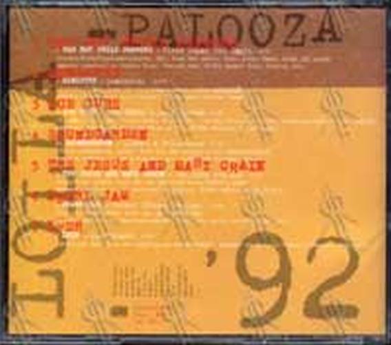 VARIOUS ARTISTS - Lollapalooza '92 - 2
