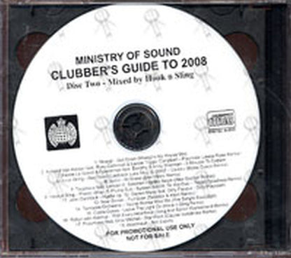 VARIOUS ARTISTS - Ministry Of Sound: Clubber's Guide To 2008 - 2