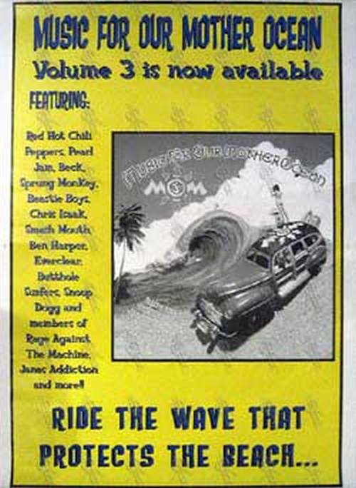 VARIOUS ARTISTS - &#39;Music For Our Mother Ocean Vol 3&#39; Album Poster - 1