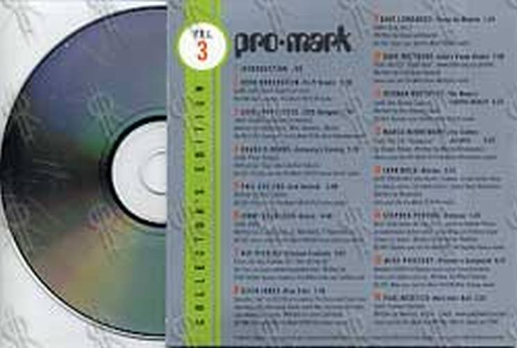 VARIOUS ARTISTS - Pro-Mark: Collector&#39;s Edition - Vol. 3 - 2