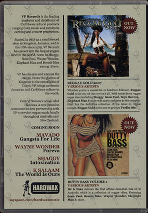 VARIOUS ARTISTS - Reggae Gold 2007 - 2
