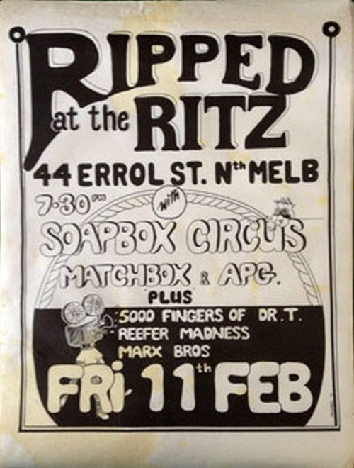 VARIOUS ARTISTS - Ripped At The Ritz - February 11 1977 - 1