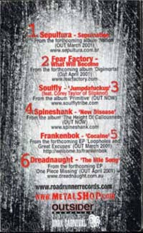 VARIOUS ARTISTS - Roadrunner Records: New Music Sampler 2001 - 2