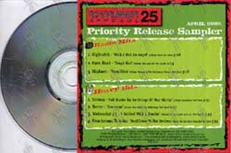 VARIOUS ARTISTS - Roadrunner Records Priority Release Sampler April 2005 - 2