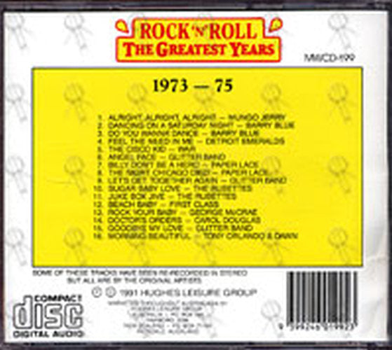 VARIOUS ARTISTS - Rock 'N' Roll The Greatest Years 1973-75 - 2