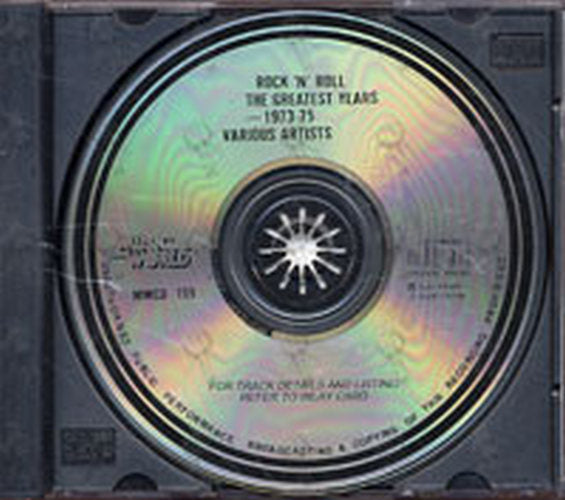 VARIOUS ARTISTS - Rock 'N' Roll The Greatest Years 1973-75 - 3