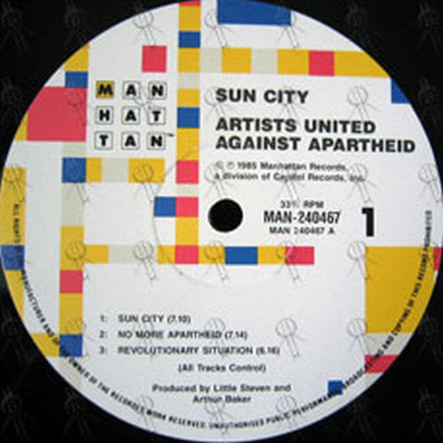 VARIOUS ARTISTS - Sun City (Artists United Against Apatheid) - 3