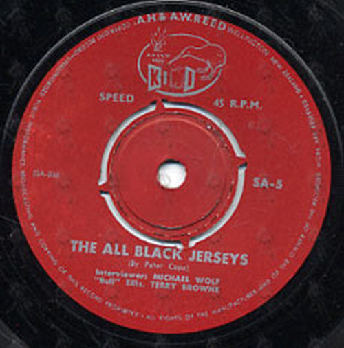 VARIOUS ARTISTS - The All Black Jerseys / Rugby Rock - 2