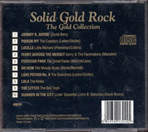VARIOUS ARTISTS - The Gold Collection - Solid Gold Rock - 2