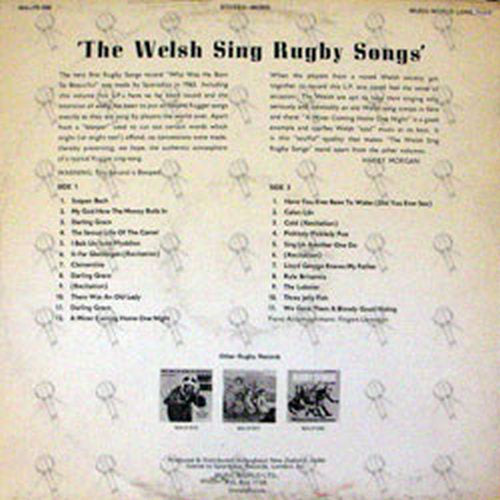 VARIOUS ARTISTS - The Welsh Sing Rugby Songs - 2